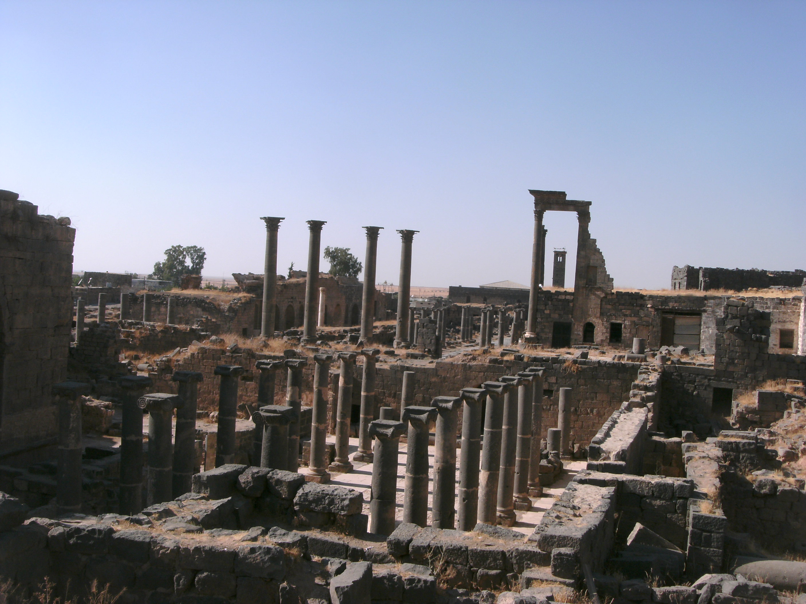 Roman ruins at Bosra
