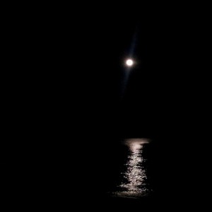 Sea at night cc licence Vladimir Varfolomeev