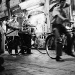 Syrian street scene with bicycles