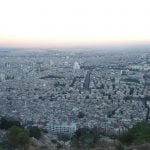Damascus seen from above