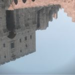 Reflection of Aleppo buildings in water