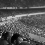 crowd in a football stadium