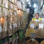 Soap and spices in market